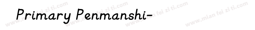 KG Primary Penmanshi字体转换